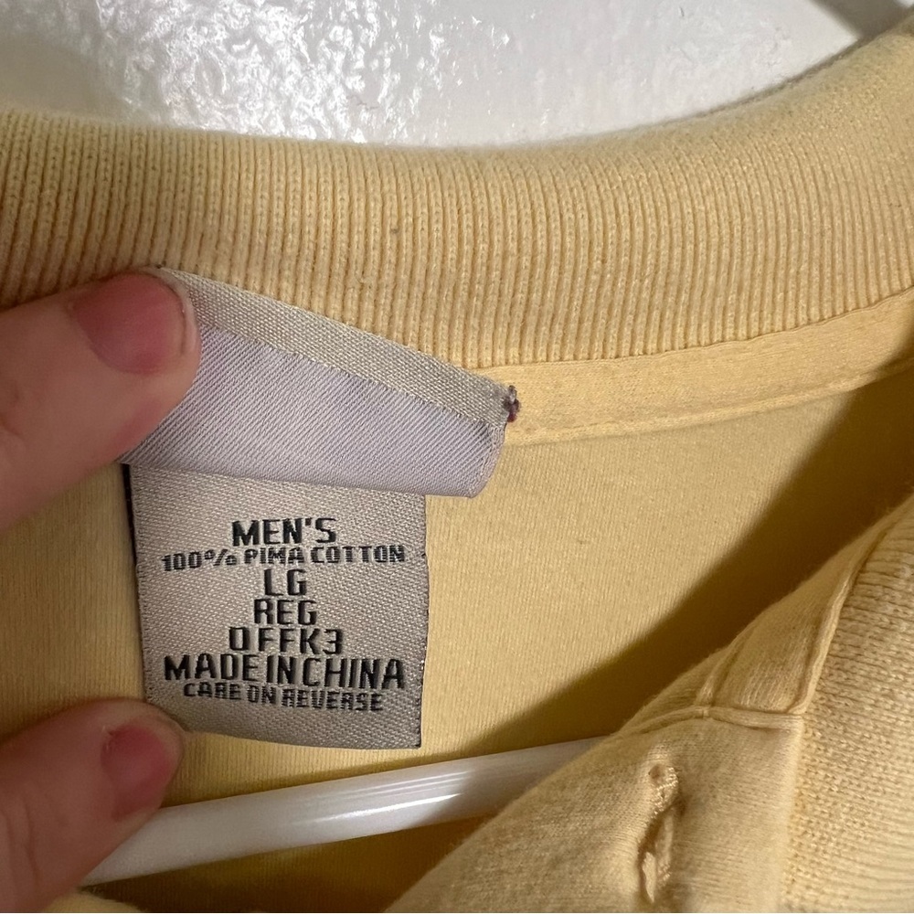 L.L. Bean Yellow Polo Shirt - Picture 10 of 10